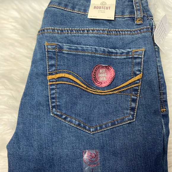 Stylish Blue Bootcut Jeans for Women - Picture 1 of 7